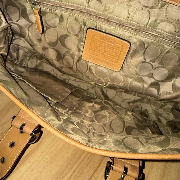 COACH Tobacco Leather Satchel Handbag Y2K 2004- Women Bags 🤎 - Picture 7 of 7